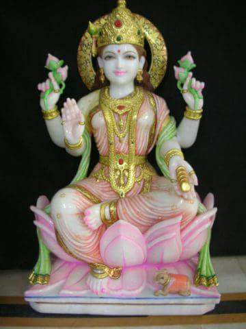 Lakshmi Mata Marble moorti